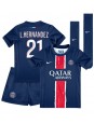 Paris Saint-Germain Lucas Hernandez #21 Hjemmedraktsett Barn 2024-25 Korte ermer (+ bukser)